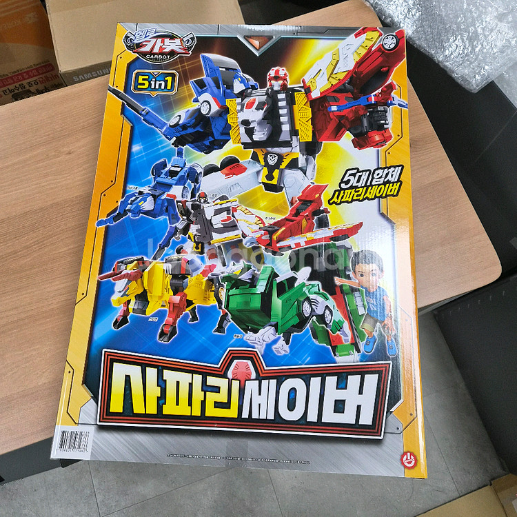 초이락 헬로카봇 사파리세이버 5in1 개봉 판매--1