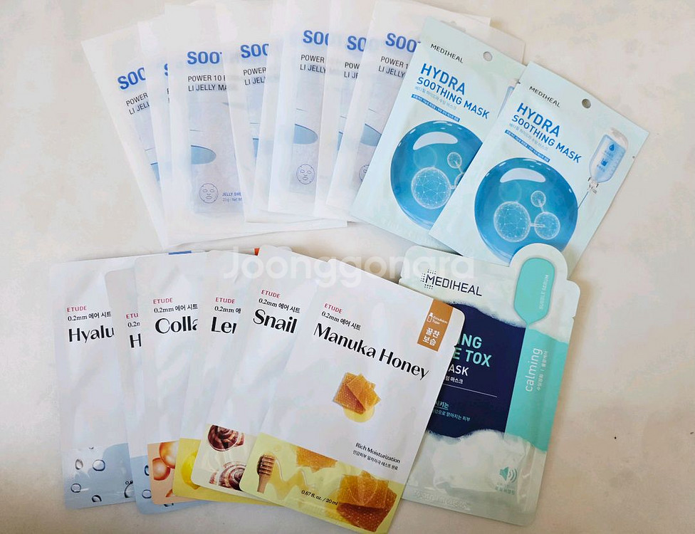 잇츠스킨, 메디힐,에뛰드 마스크팩 17장--0