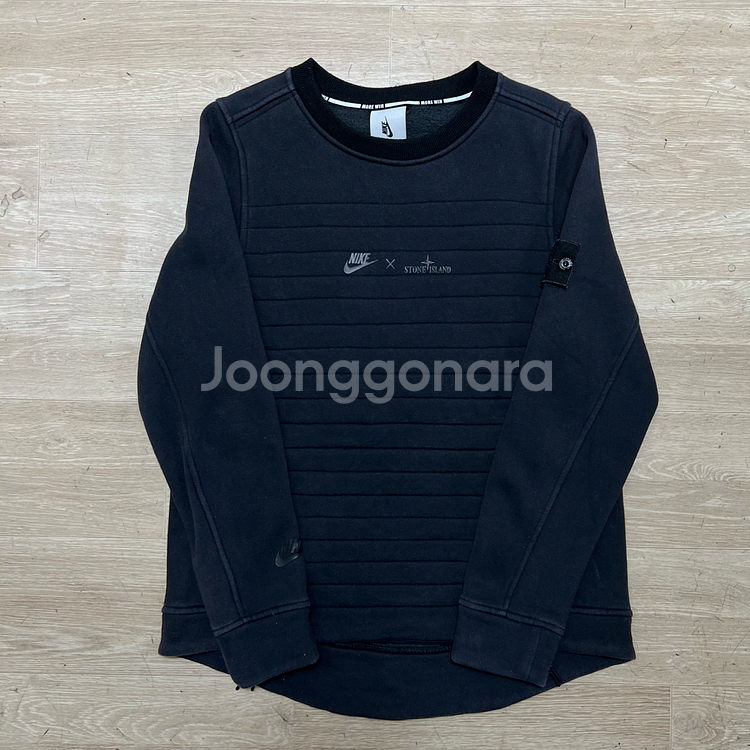 나이키 X 스톤아일랜드 콜라보 맨투맨 티셔츠 [다크네이비] L/100--0