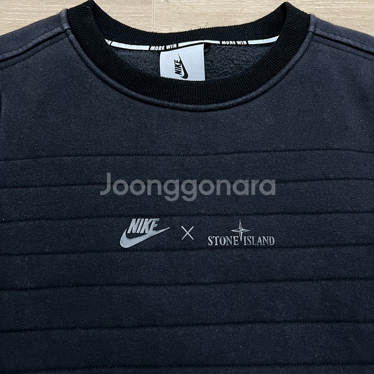 나이키 X 스톤아일랜드 콜라보 맨투맨 티셔츠 [다크네이비] L/100--1