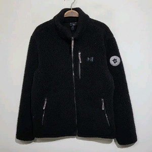 (100) 밀레 후리스 점퍼 블랙 뽀글이 플리스 자켓