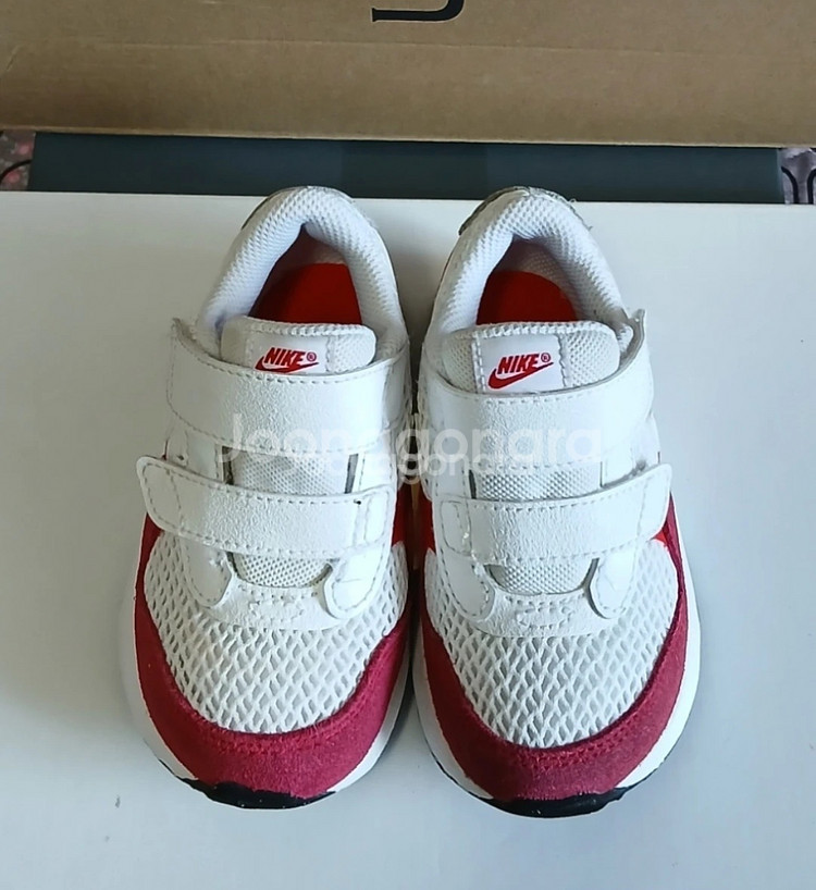 나이키키즈 에어맥스120운동화 화이트레드--2