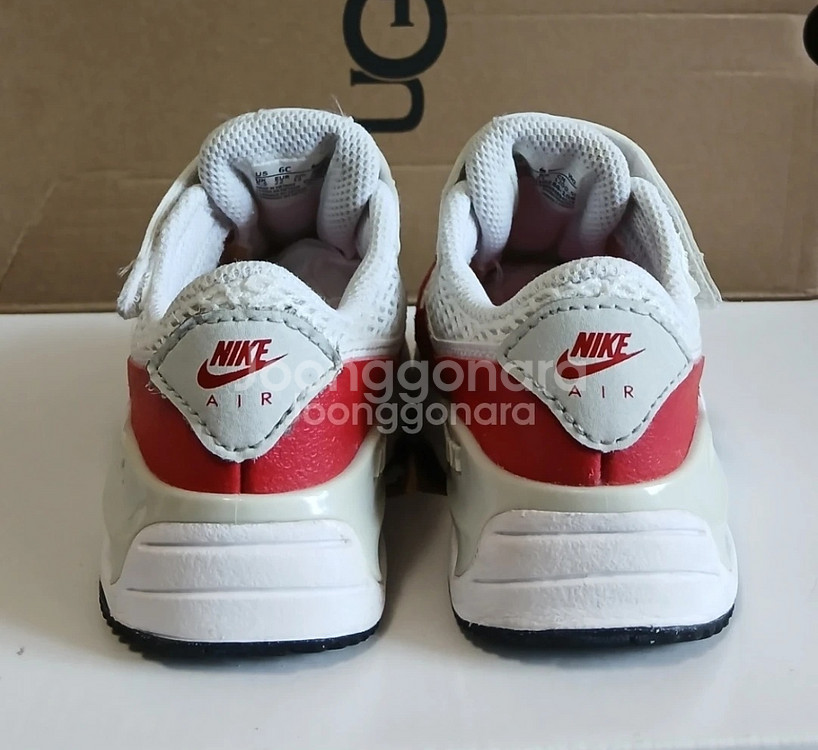 나이키키즈 에어맥스120운동화 화이트레드--3