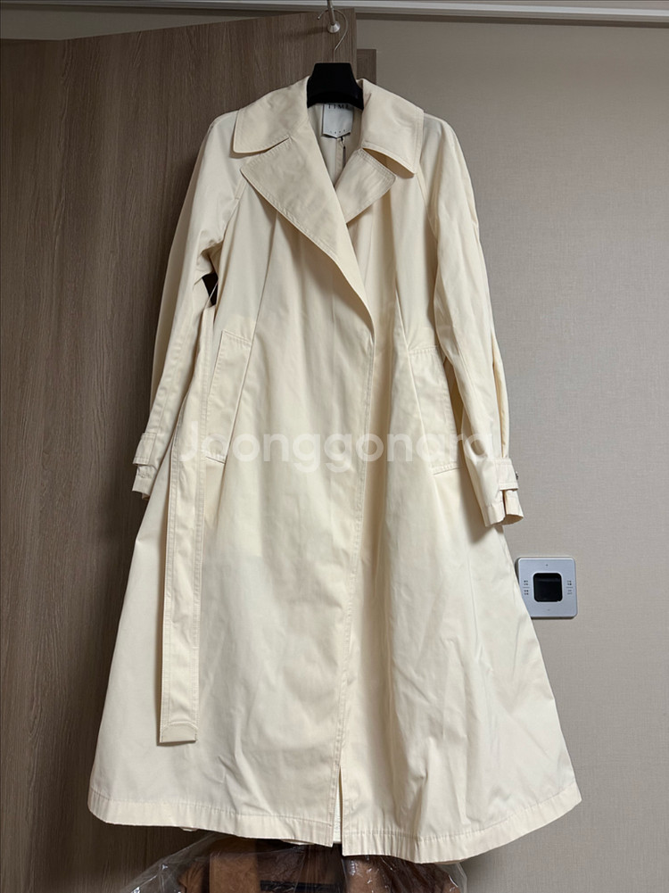 한섬 타임 time 트렌치코트 새상품--2