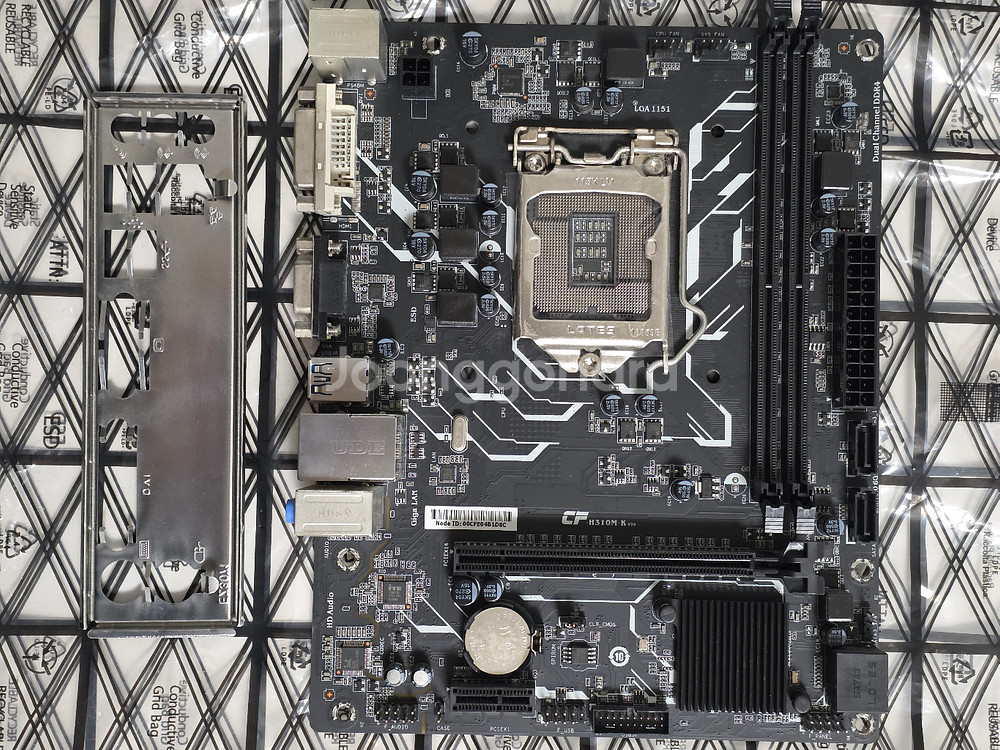 컬러풀 h310m 보드 (백패널 포함)--0