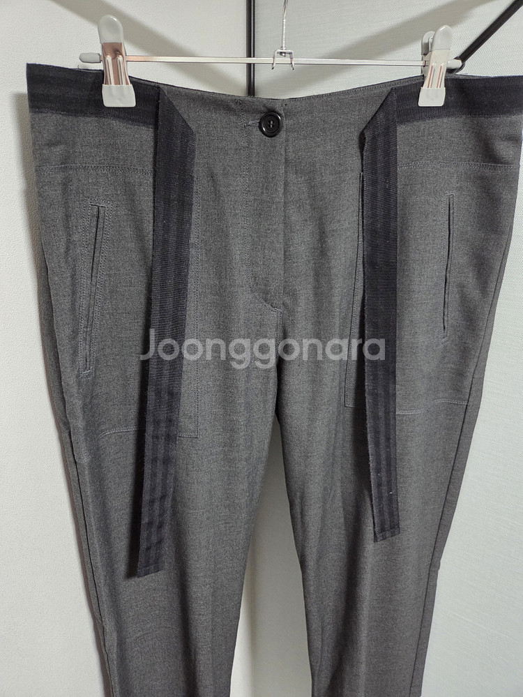 MARINA YACHTING 벨티드 크롭 팬츠--1