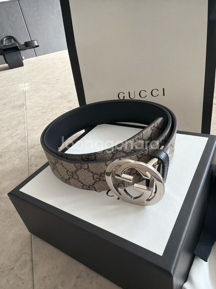 구찌 GG 캔버스 벨트--2