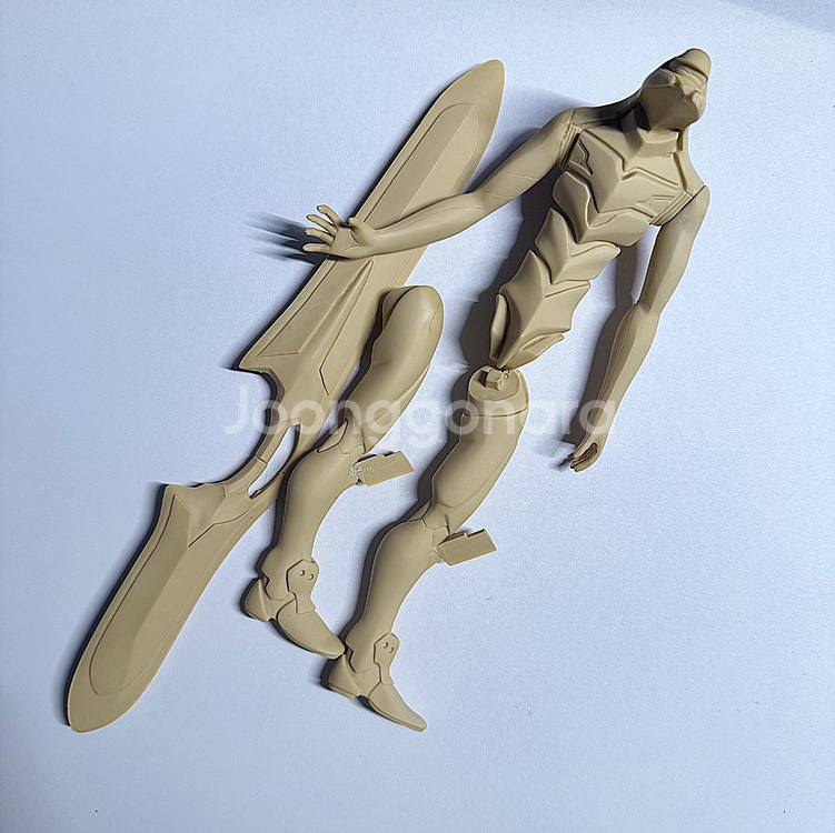 레어) 에반게리온 보크스 양산기 레진키트--2