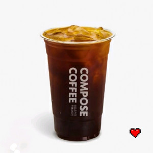 컴포즈커피 아이스 아메리카노 (Ice)(TAKE-OUT) 2잔