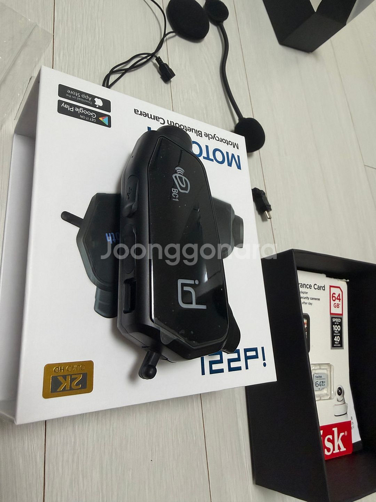 ID221 모토 BC1 블랙박스 액션캠 블루투스 헤드셋--5