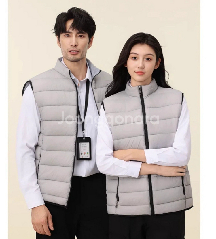 여성용 경량 패딩 조끼--0