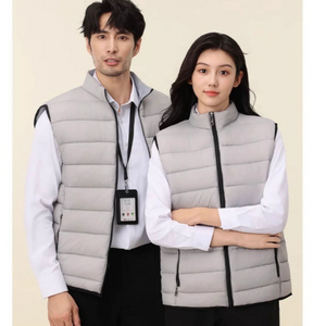 여성용 경량 패딩 조끼