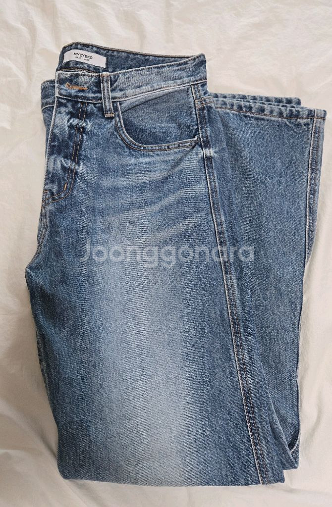 마이아이코 콘데님 미듐블루 34(s)--2