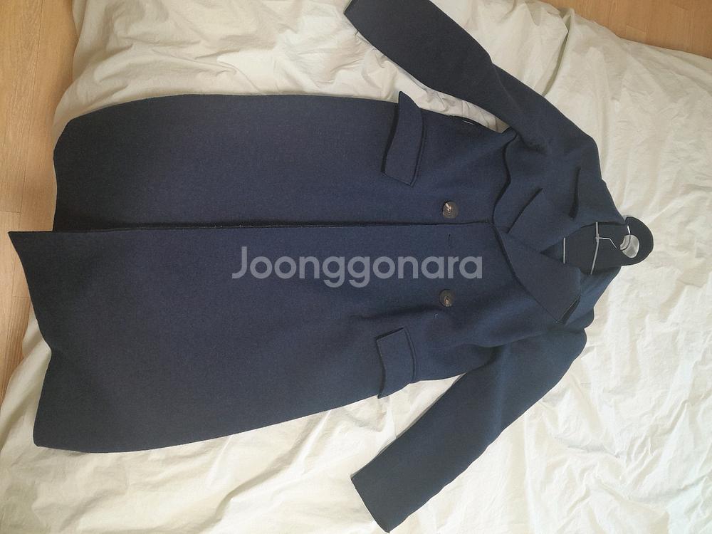 질스튜어트 남색 여성 모직 코트 85사이즈--0