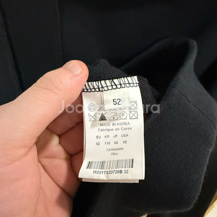 [52사이즈]우영미 백로고 플라워 튤립 후드티--2