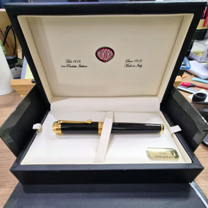 오로라 d12 탈렌툼 14k f닙 만년필