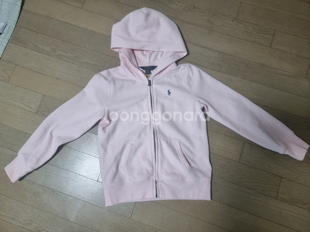 아동 폴로 랄프로렌 핑크 후드 집업 M (8-10)--0