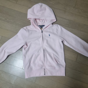 아동 폴로 랄프로렌 핑크 후드 집업 M (8-10)