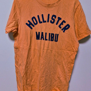 홀리스터 오렌지 반팔티 L사이즈 남성 여성 티셔츠