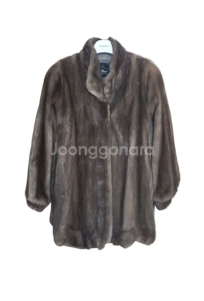 진도 밍크 코트--0