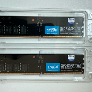 마이크론 Crucial DDR5-6400 CL52 CU-DIMM 대원씨티에스 (128GB)