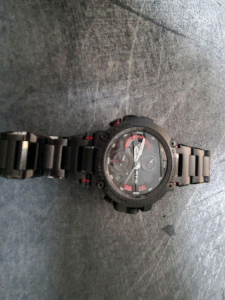 카시오 지샥 G-SHOCK MTG-B1000XBD-1AJF 레드 블랙 카본 이미지