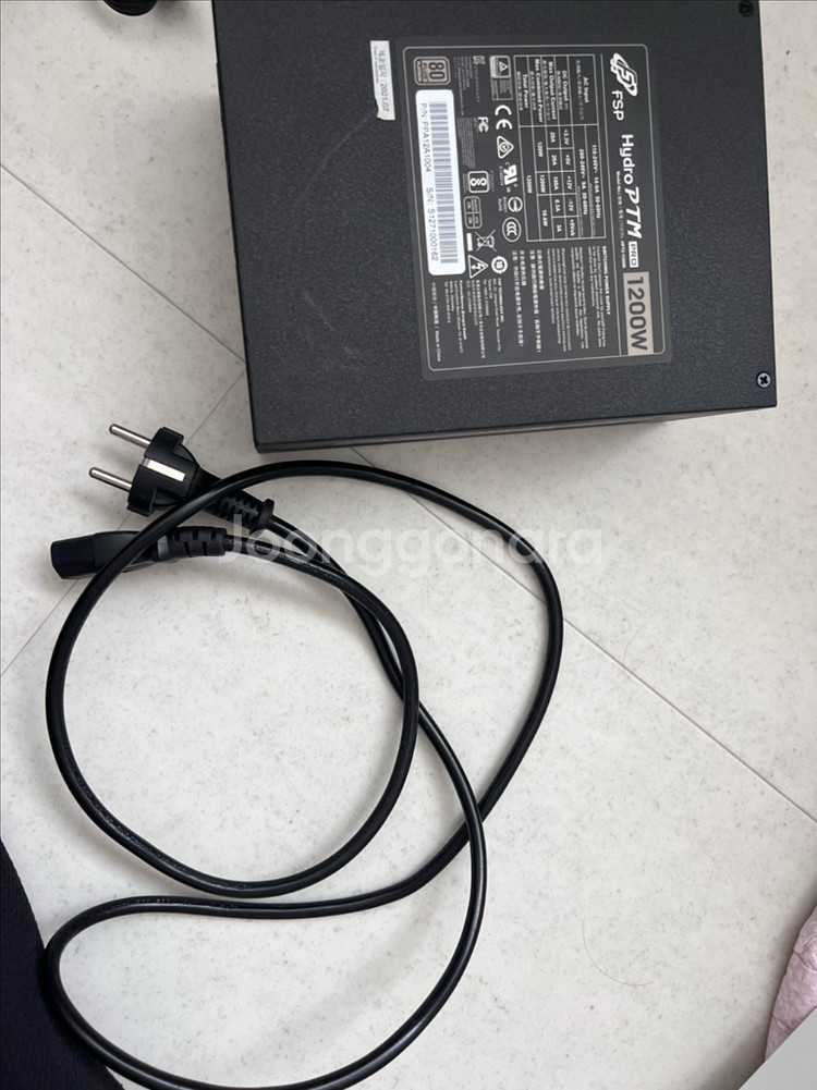 1200W 80플러스 골드 파워서플라이--1
