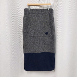 럭키슈에뜨 니트골지 롱스커트