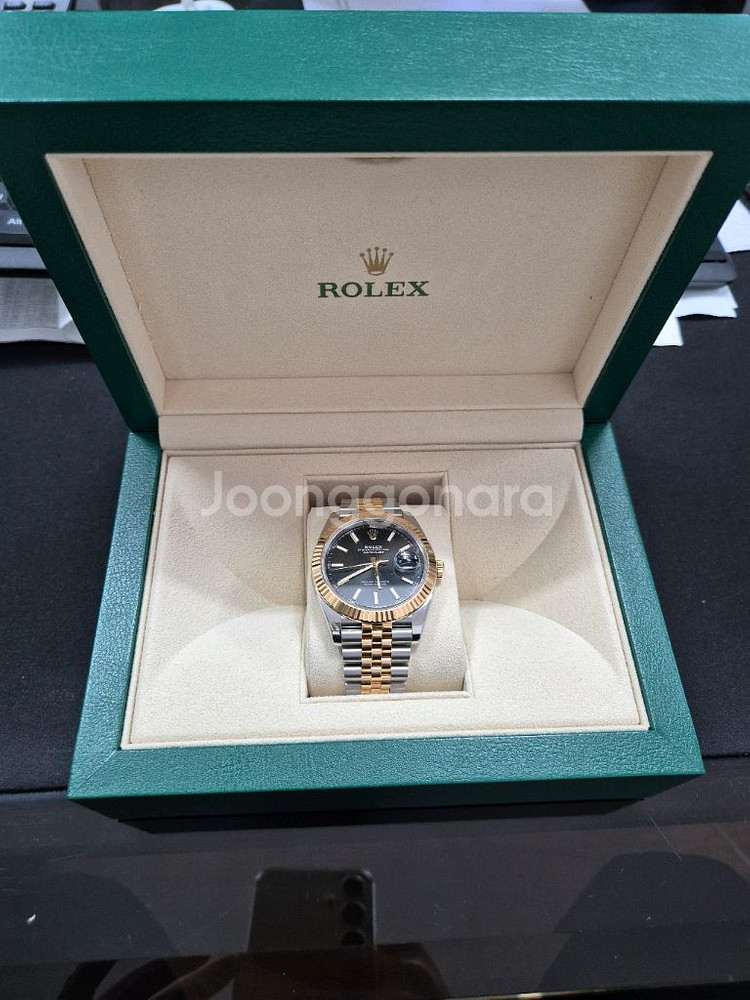 롤렉스 데이트저스트 콤비시계 (126333) 구구스 감정완료된 100%정품시계 입니다!--0