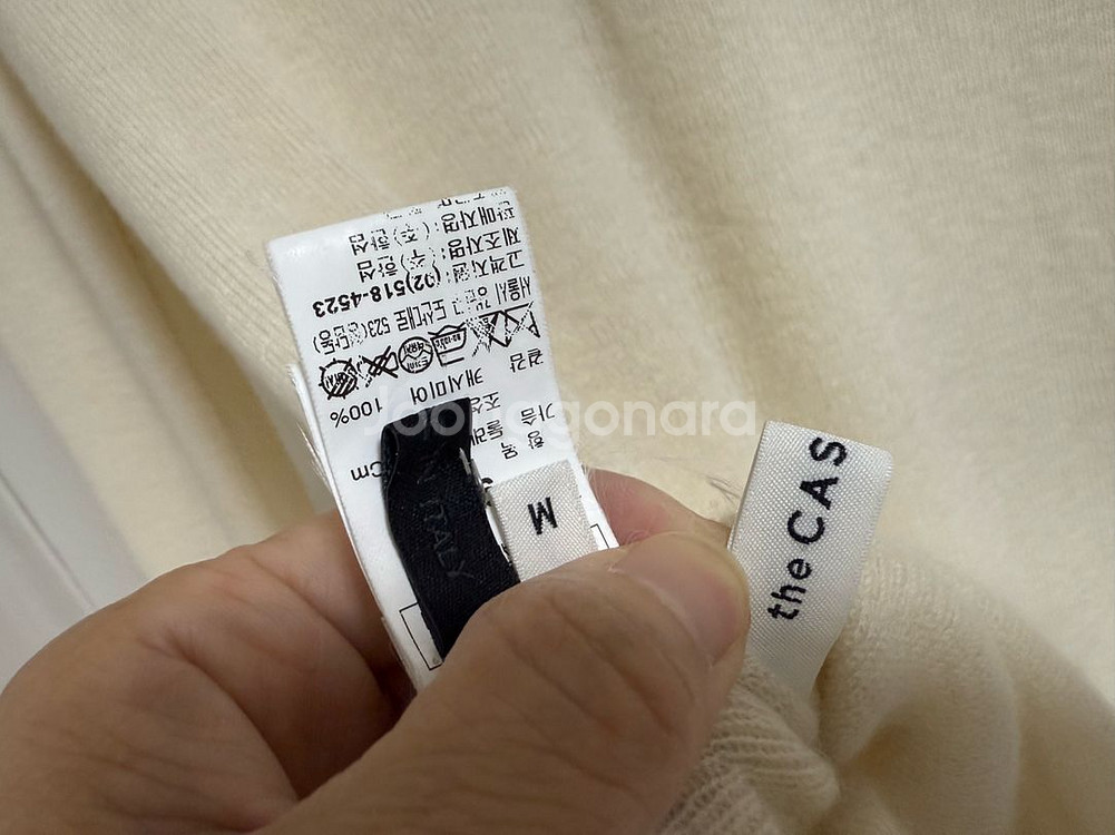 한섬)더캐시미어 캐시미어100 터틀넥 니트 M--5