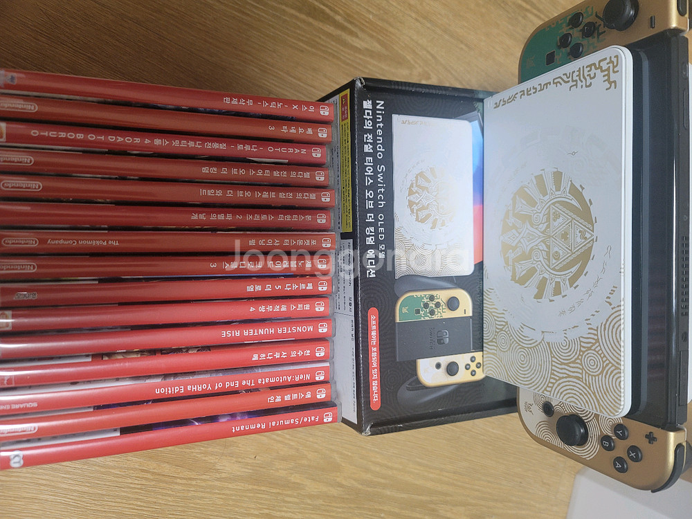 닌텐도 스위치 OLED 젤다에디션,게임칩--8