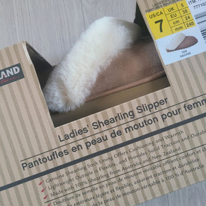 여성용 양털 슬리퍼