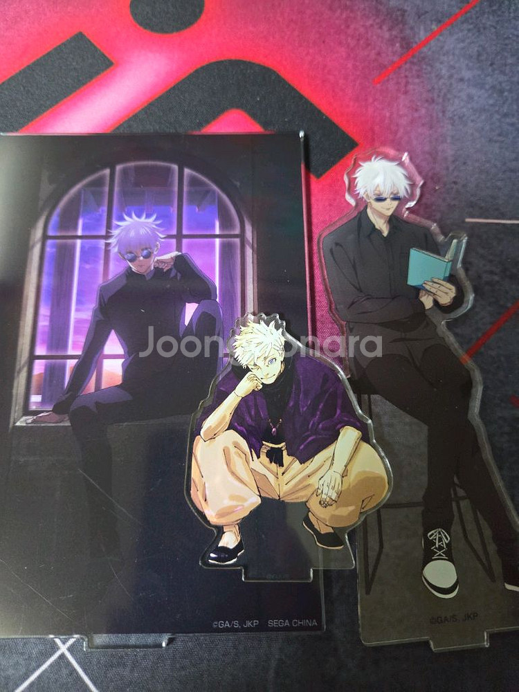 주술회전 고죠 사토루 아크릴 스탠드 키링 패널 판매합니다--3