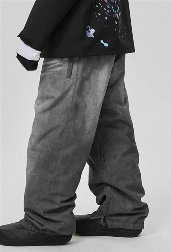 데님 흑청 보드 바지 XL 새제품--3