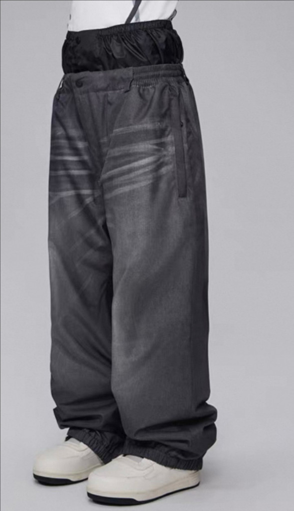 데님 흑청 보드 바지 XL 새제품--2