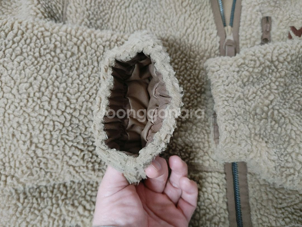 MILLET GOLF 밀레골프 뽀글이 집업점퍼--6