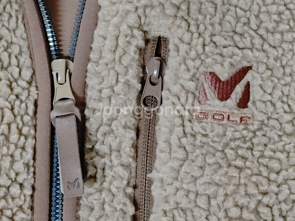 MILLET GOLF 밀레골프 뽀글이 집업점퍼--3