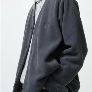 유니클로 니들스 후리스 가디건 그레이 퍼플 2종 미시착 새상품