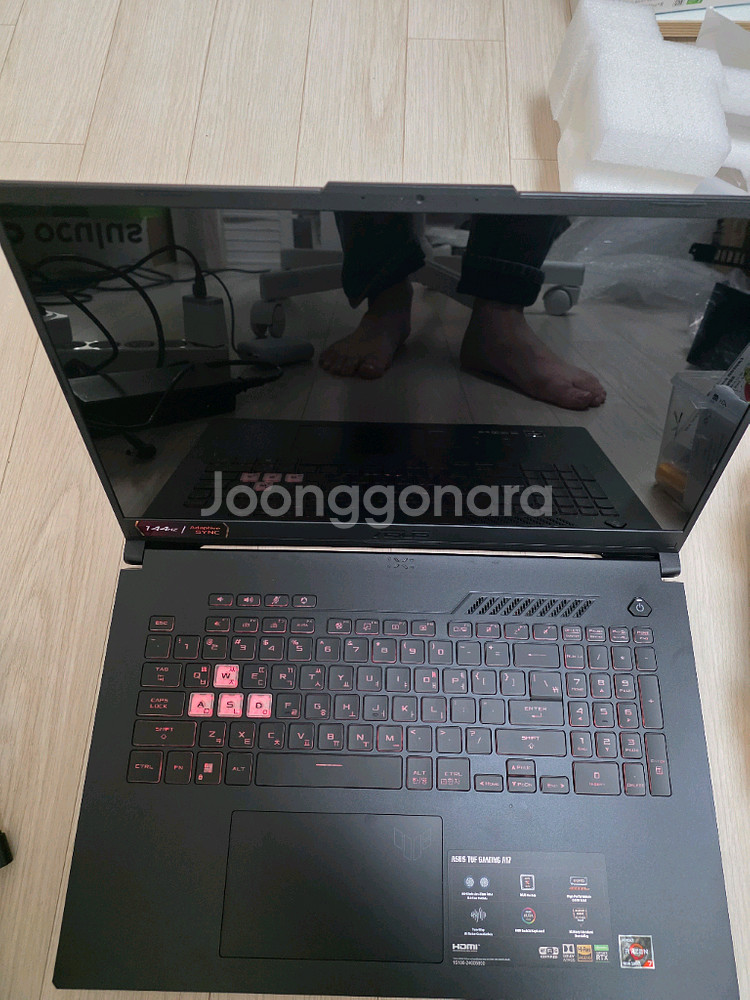 ASUS 게이밍 노트북 부품용 6800h 3050ti 4gb--0