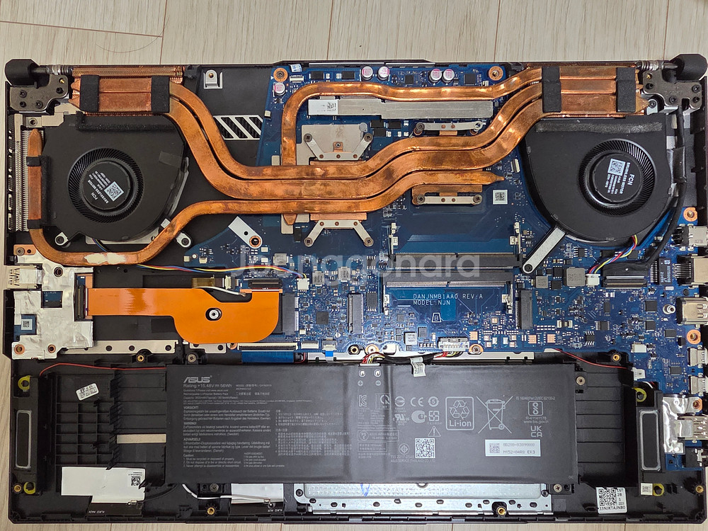 ASUS 게이밍 노트북 부품용 6800h 3050ti 4gb--3