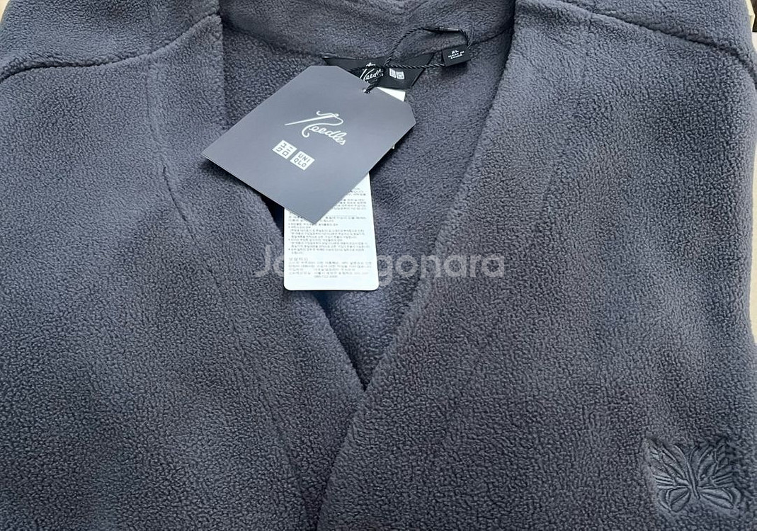 유니클로 니들스 후리스 가디건 그레이 퍼플 2종 미시착 새상품--2