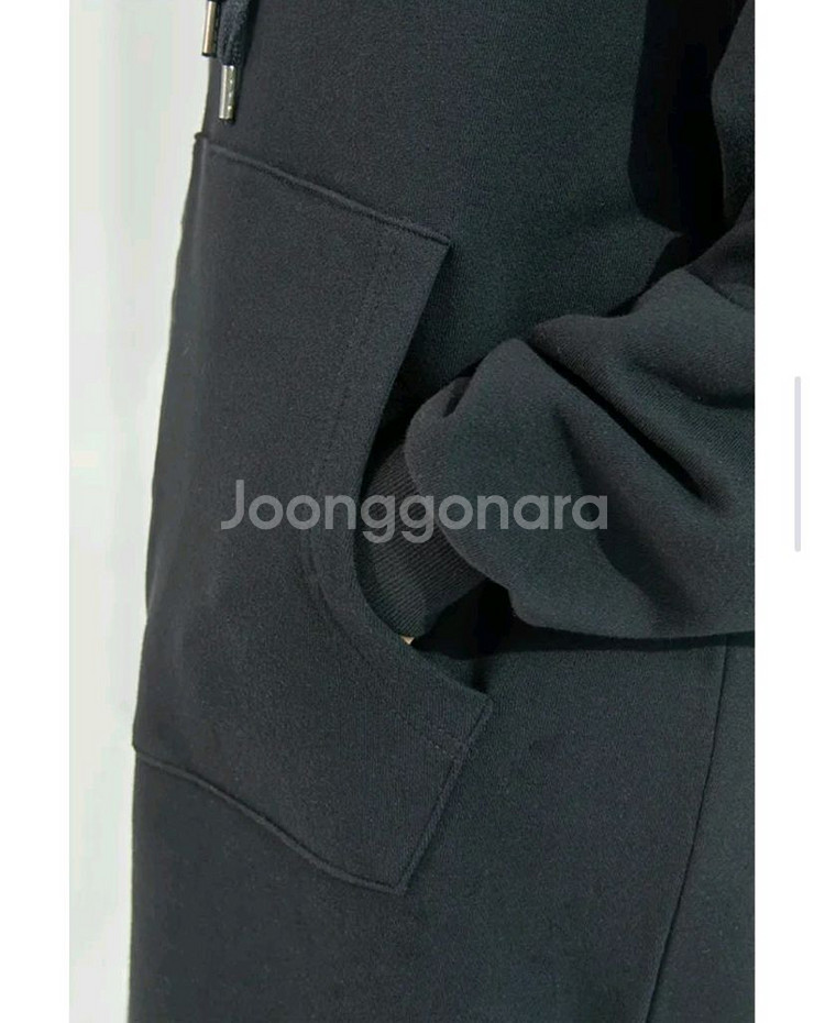 임블리 러브미모어 베이직 후디롱원피스(기모)블랙--5