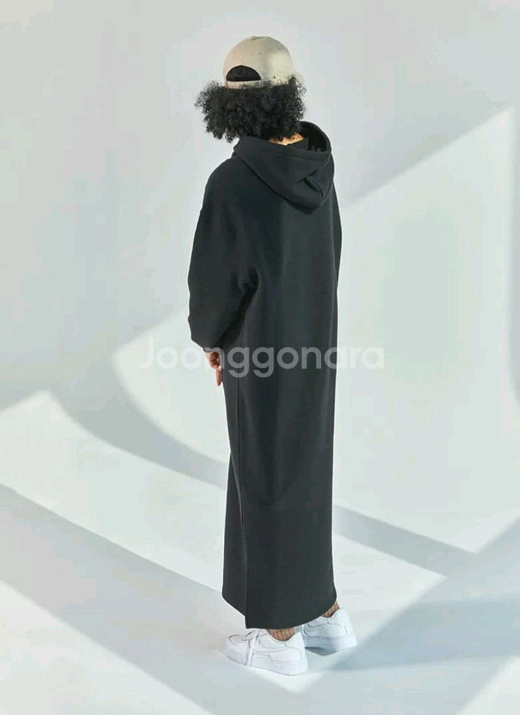 임블리 러브미모어 베이직 후디롱원피스(기모)블랙--4