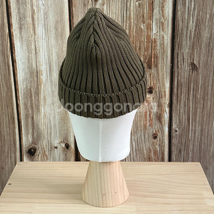 키지마타카유키 골지 숏비니 올리브색 프리사이즈--4