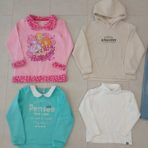 여아 티셔츠 청바지 130