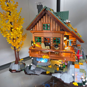 펀홀 FO F9035 산속의 오두막 호환레고 (LED)