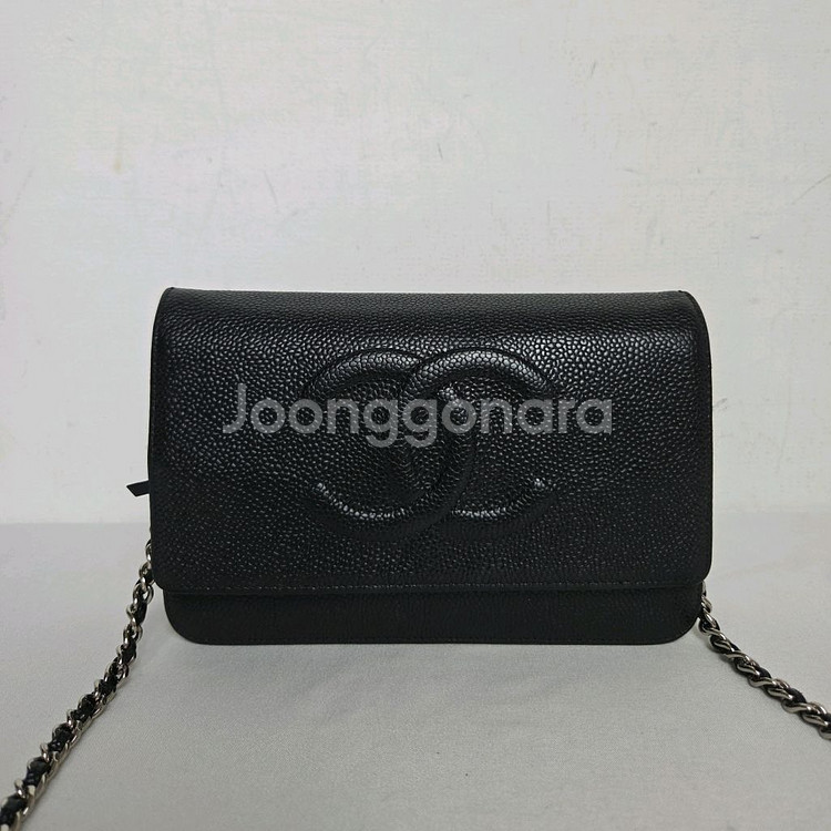 샤넬 woc 캐비어 블랙--0