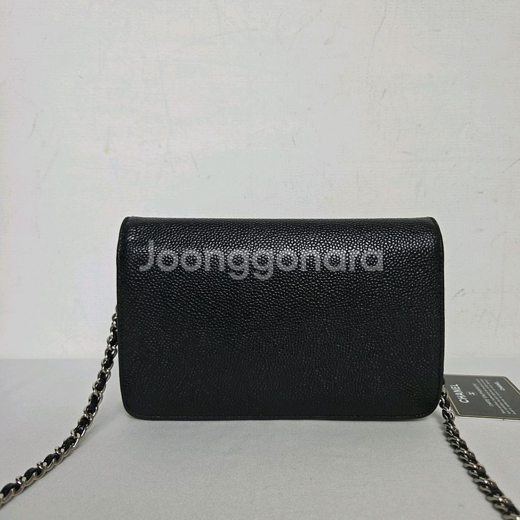 샤넬 woc 캐비어 블랙--1