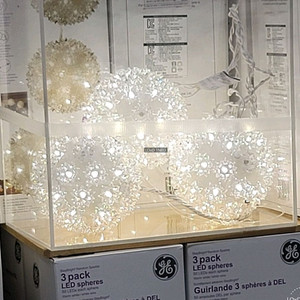 LED 볼 조명 3팩 세트