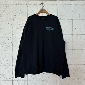 XL 스포티 앤 리치 맨투맨 블랙